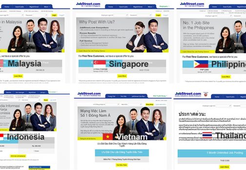 JobStreet Employers page